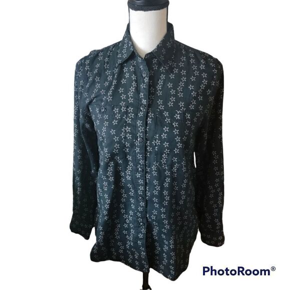 Denim & Supply Button Up Top with a Star Print. Size XS. - Picture 1 of 7